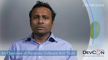 DevCon 2015: [8C03BA] An Overview Of Renesas Software & Tools