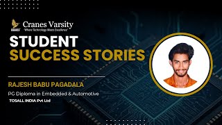 Turning Dreams Into Reality: Rajesh Babu's Path from Cranes Varsity to Tosall India