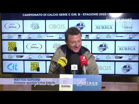 Icaro Sport. Rimini-Virtus Entella 1-4, il dopogara