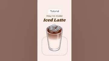 How to make Iced latte #goodpizzagreatpizza #goodcoffeegreatcoffee #gaming #coffee #games #shorts