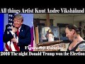 2016 The Night Donald Trump won the Election - Figure Oil Painting - Artist Knut Andre Vikshåland