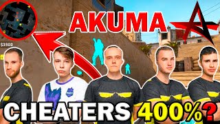 Akuma cheaters? All the most suspicious moments. Are they using radarhack?