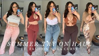 Summer Try On Haul Fashion Nova Curve // Nelly Toledo 