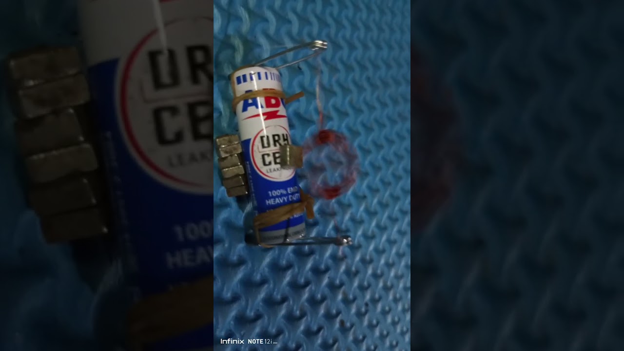 how to make test DC simple motor from Indonesia.....