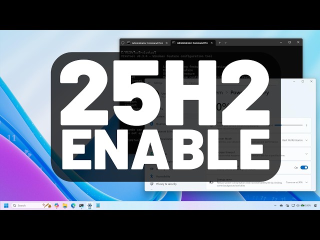 Windows 11 November 2025 Update: Enable New Features – KB5068861