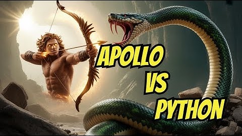 Apollo vs Python ☀️🐍 The Sun God Battles the Serpent of Chaos (Full Myth Explained)