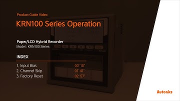 Autonics Tutorial : KRN 100 Series Operation