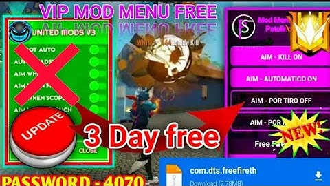 💯ffh4x Auto Headshot Hack‼️ New Injector FF || Free Fire Esp Name Mod Menu Injector Hack #OB31