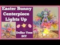 Easter Bunny Center Piece Lights Up