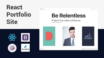 Building a Portfolio Website with React - Footer | Part 3