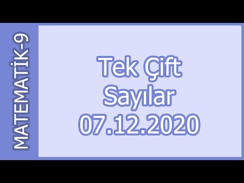 Tek Çift Sayılar