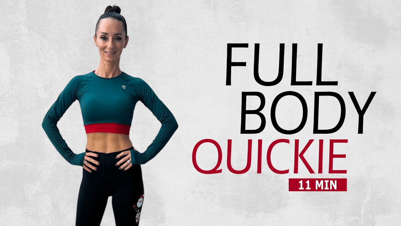 11 MIN FULL BODY QUICKIE / Dynamisches Ganzkörper-Workout ohne Equipment | Katja Seifried