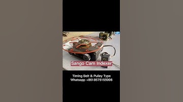 Timing belt type of rotary indexing drive with speed controller. #gearbox #automation #camindexer