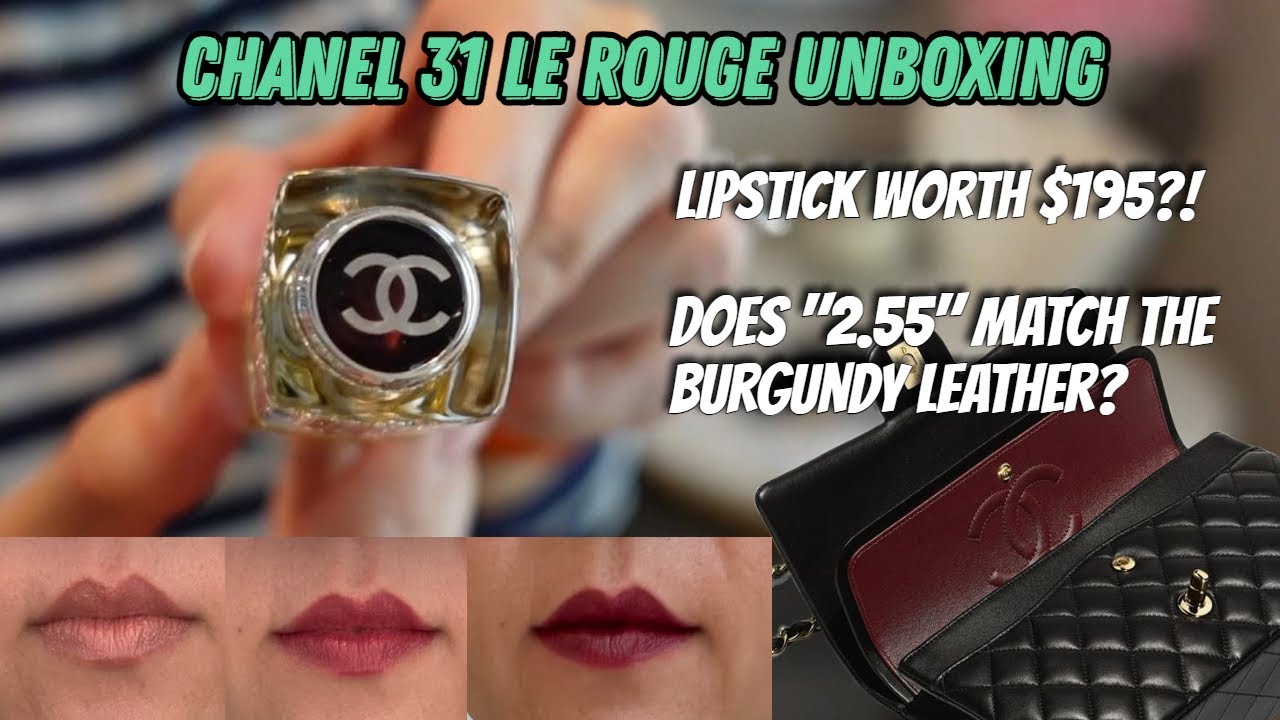 Chanel 31 Le Rouge Lipstick Unboxing & Try-ons