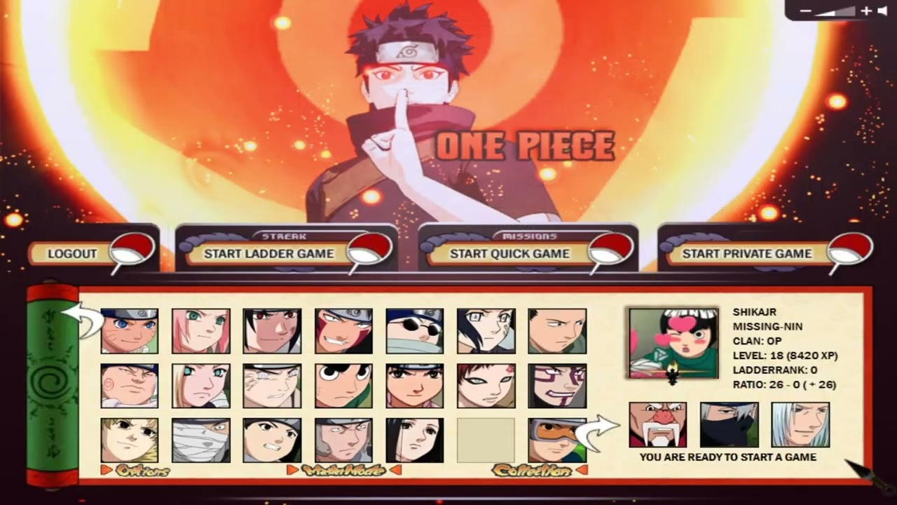 Naruto Arena Classic - Jogo Ladder Março de 2025 +35 Sequência