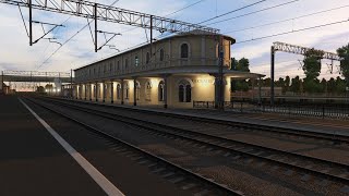 Trainz 2019: ЭТ2М-055, поезд №6512 Любань — Московский вокзал