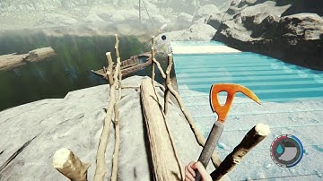 The Forest log glitch single player