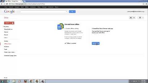 Google Drive  Set up Offline Access