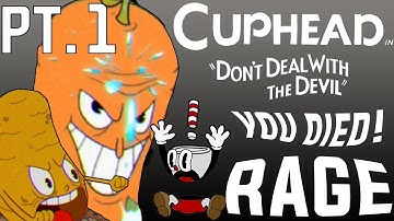 BEST & HARDEST GAME EVER!! | Cuphead Gameplay Walkthrough Part 1 - Forest Follies + Botanic Panic
