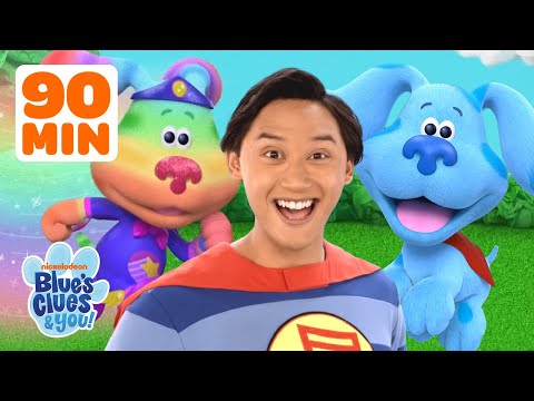 90 MINUTES of Superhero Skidoos with Josh and Blue! | Blue's Clues & You!