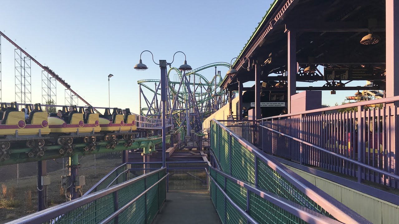 Joker's Jinx [FPOV] Six Flags America 2019 - YouTube