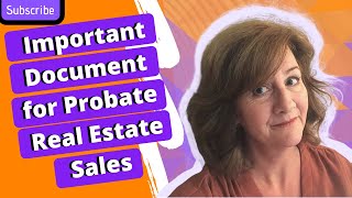 Probate Documents | Real Estate 101 | Notice of Proposed Action