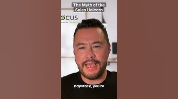 Stop Chasing Unicorns The Real Secret to Sales Success #shorts