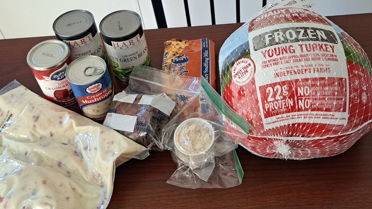 Thanksgiving Food Bank Haul (A Thanksgiving Haul) - YouTube