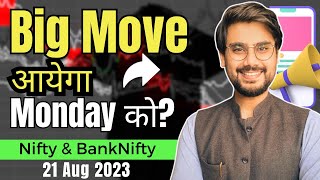 Nifty and BankNifty Prediction for Monday, 21 Aug 2023 | BankNifty Options Monday | Rishi Money