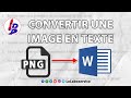 Convertir des images en textes