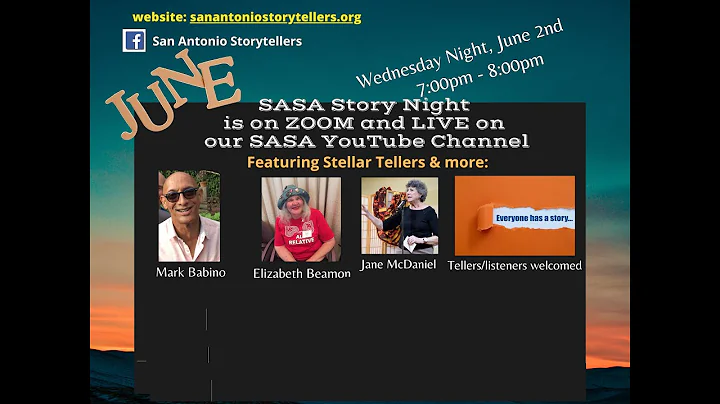 SASA Story Night June 2nd 2021