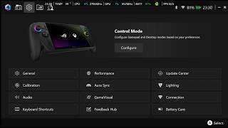 Asus ROG Xbox Ally X (2025) RC73XA Bios 316 MAX Power 3Dmark Time Spy Benchmark