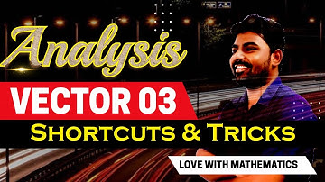 टेस्ट सीरीज की जानकारी NIMCET 2023 Analysis - Problem Solving Approach - Vector Test 03