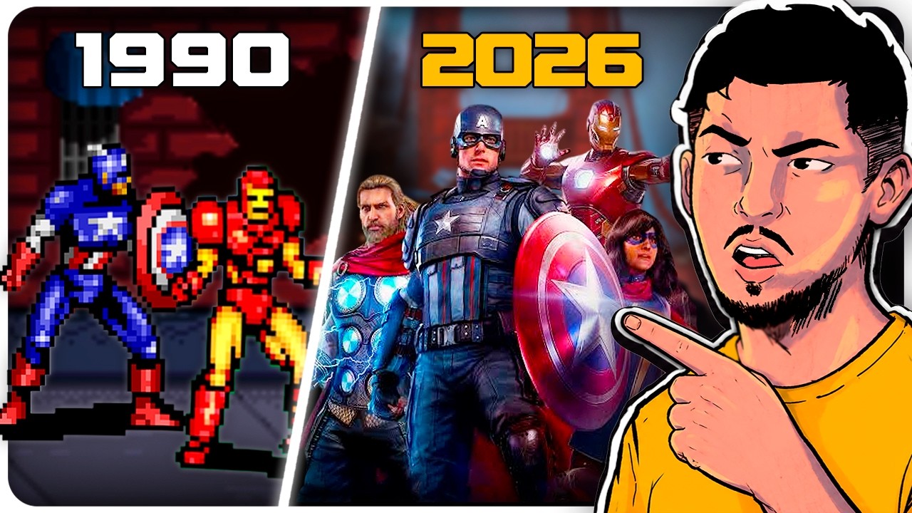 A Evolução dos JOGOS dos VINGADORES (1990 - 2026)