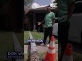 Homeowner says light pole knocked down by car left on sidewalk for weeks until Action 13 stepped in