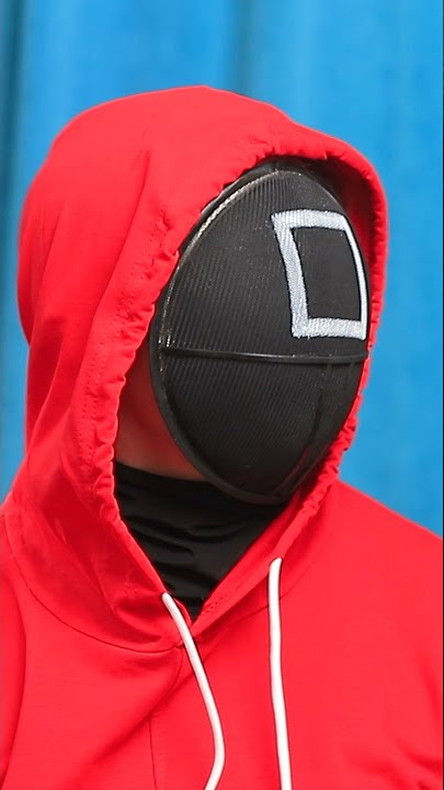 How To Create Squid Game Guard Mask #shorts