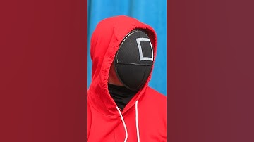 Thumbnail of How To Create Squid Game Guard Mask #shorts