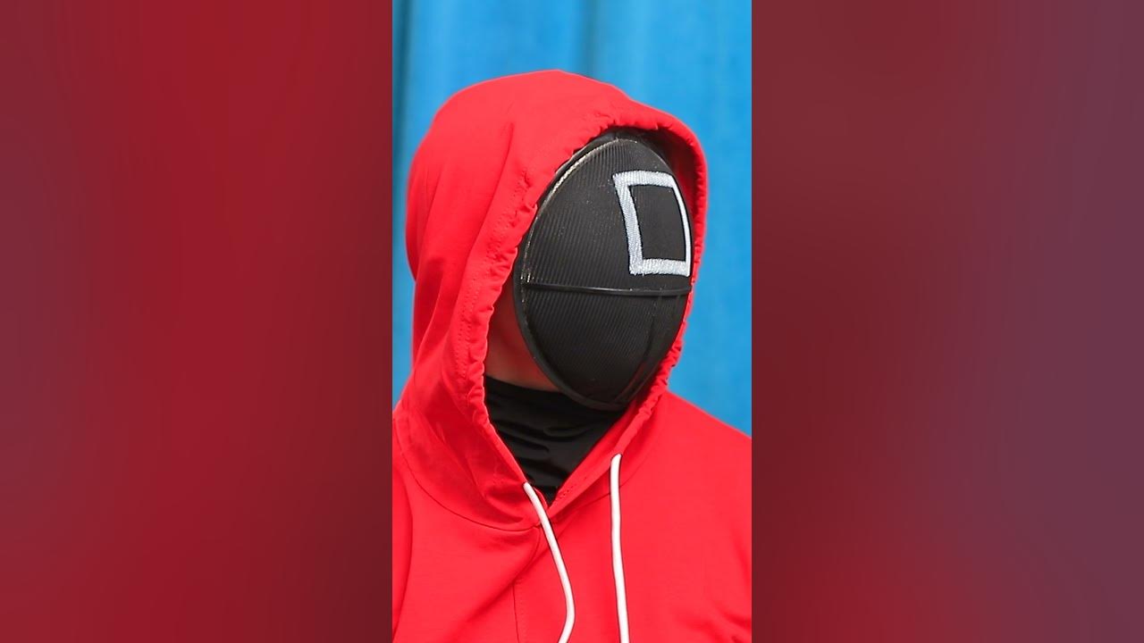 How To Create Squid Game Guard Mask #shorts