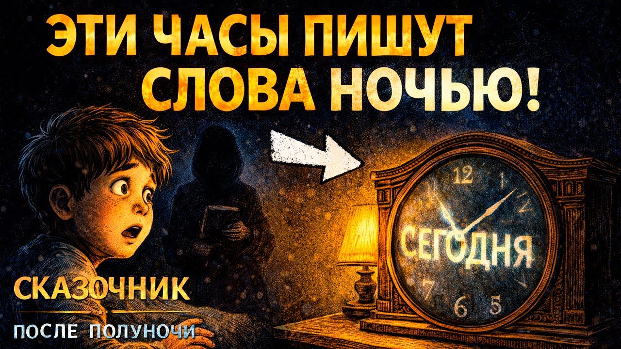 Часы, которые оживают только в темноте...