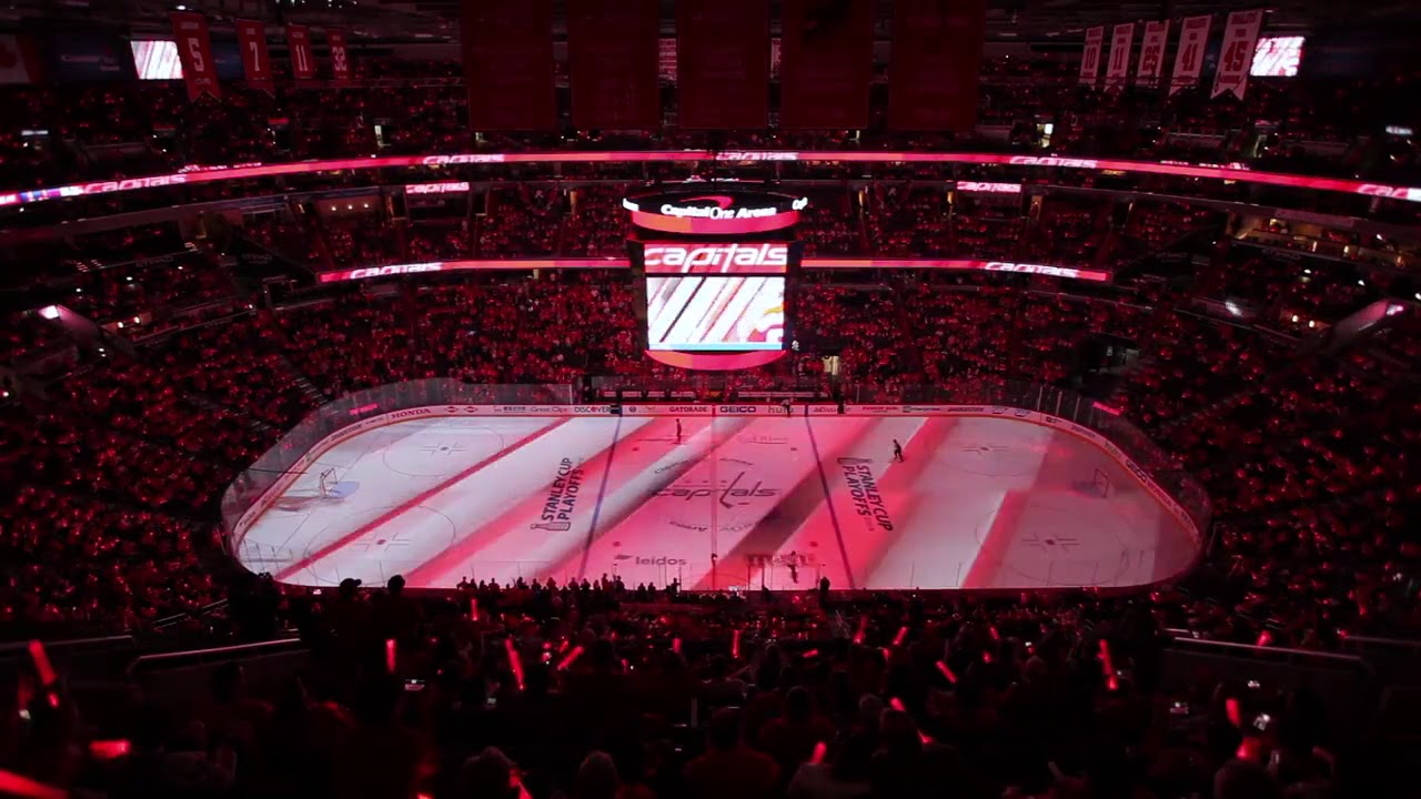 Washington Capitals - Capital One Arena getting in on the retro