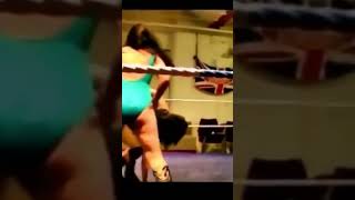 Women's Wrestling  Compilation low blows to wonder woman #stinkface #tonistorm #intergenderwrestling