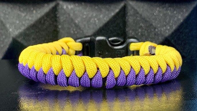 How to Make a Thick Snake Knot Viceroy with Buckles Paracord Bracelet  Tutorial 