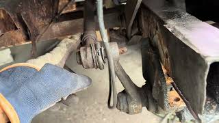 Removing VW Bus steering wheel, column and steering box