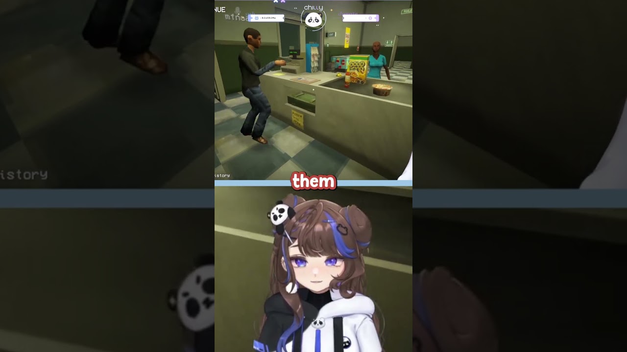 SORRY FOR THE MESS SIR #chillypanda  #vtuber  #envtuber   #shiftatmidnight  #indiehorror