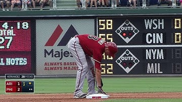 ARI@PHI: Ahmed lines an RBI double down the line