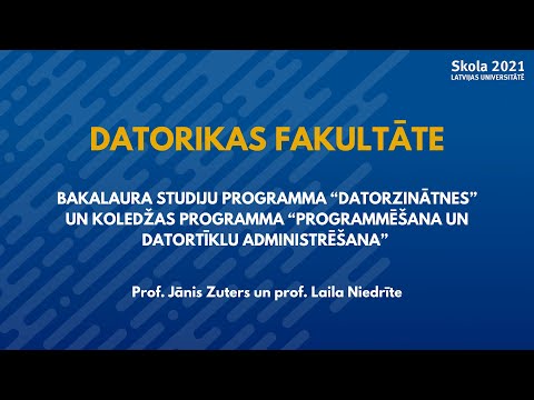 Uzzini par bakalaura un koledžas līmeņa studijām DF!