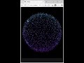 3D Particle Sphere 🔥 Three.js WebGL Animation #shorts