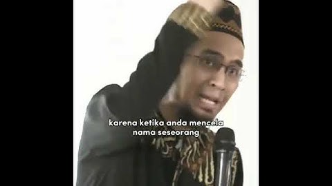 Mencela Perbuatannya tapi Jangan Mencela Orangnya - Ustadz Adi Hidayat - UAH