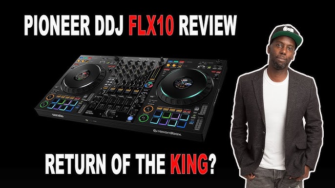 Pioneer DJ DDJ-FLX10 4-Channel Performance DJ Controller for rekordbox DJ  and Serato DJ Pro Black