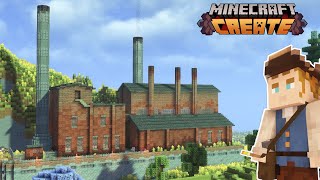 I Built An IRON MILL For My Colony In Minecraft Create Mod